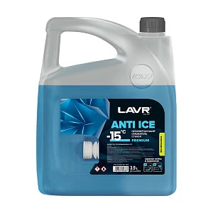 Незамерзающий омыватель стекол -15°С LAVR Anti-ice Premium 3,9 л