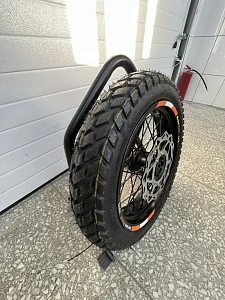 Колеса МОТАРД комп-т  ZR, Sport Pro, CR-Z (диски алюм, шины110/90-17,130/70-17, зв. 520x40) ось20/25