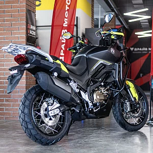 Мотоцикл QJ SVT 650X (черный/зеленый) 2026г (наличие)